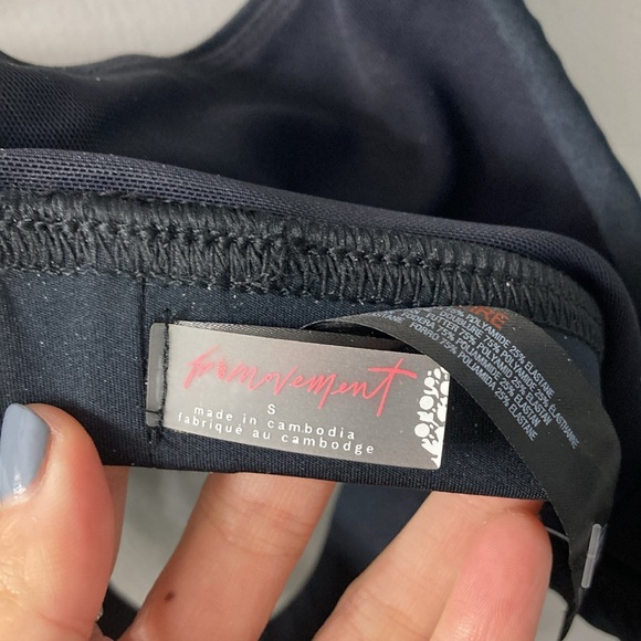 FP Movement Black Strappy Sports Bra NWT - Picture 3 of 5